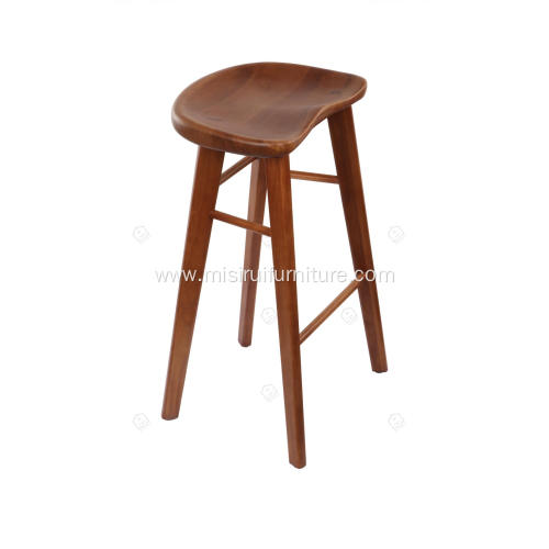 Imported ash wood full solid wood bar stool